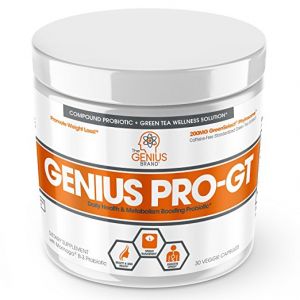 Genius Probiotics for Weight Loss w/ Green Tea Extract