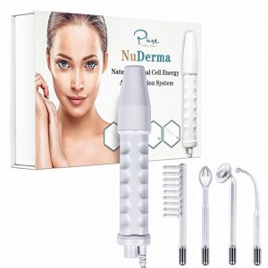 NuDerma Skin Therapy Wand - Portable Handheld High Frequency 