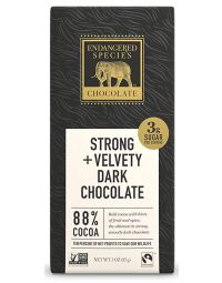 Endangered Species Strong + Velvety Dark Chocolate 88% Cocoa