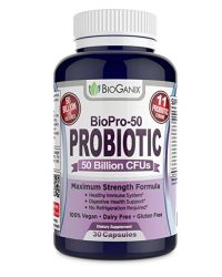 BioGanix BioPro-50 Probiotic with 50 Billion CFUs