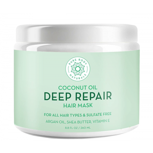 Coconut Oil Deep Repair Hair Mask By Pure Body Naturals