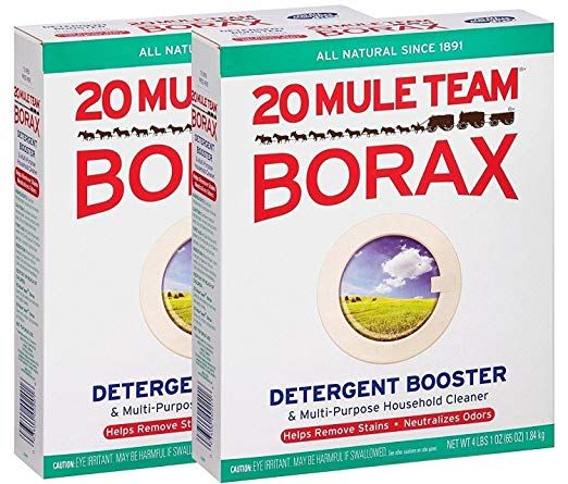 Dial 20 Mule Team Borax Laundry Detergent Booster, Powder, 4 lb