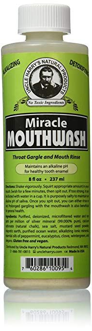 Uncle Harry's Natural Products Oral Swish for Teeth + Gums (4 fl